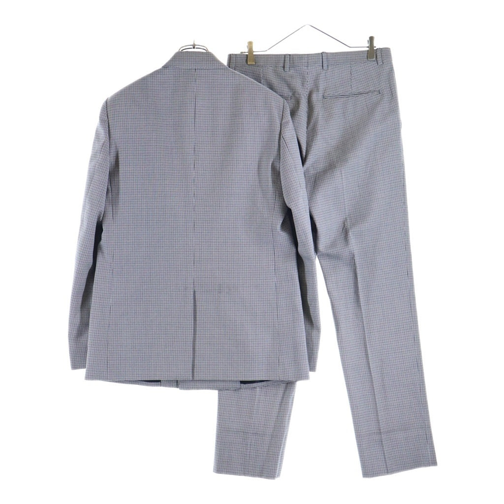 GUCCI(グッチ) Double Breasted Set Up Suit ハウンドトゥースダブルブレストセットアップスーツ 6B テーラードジャケット パンツ グレー 814909