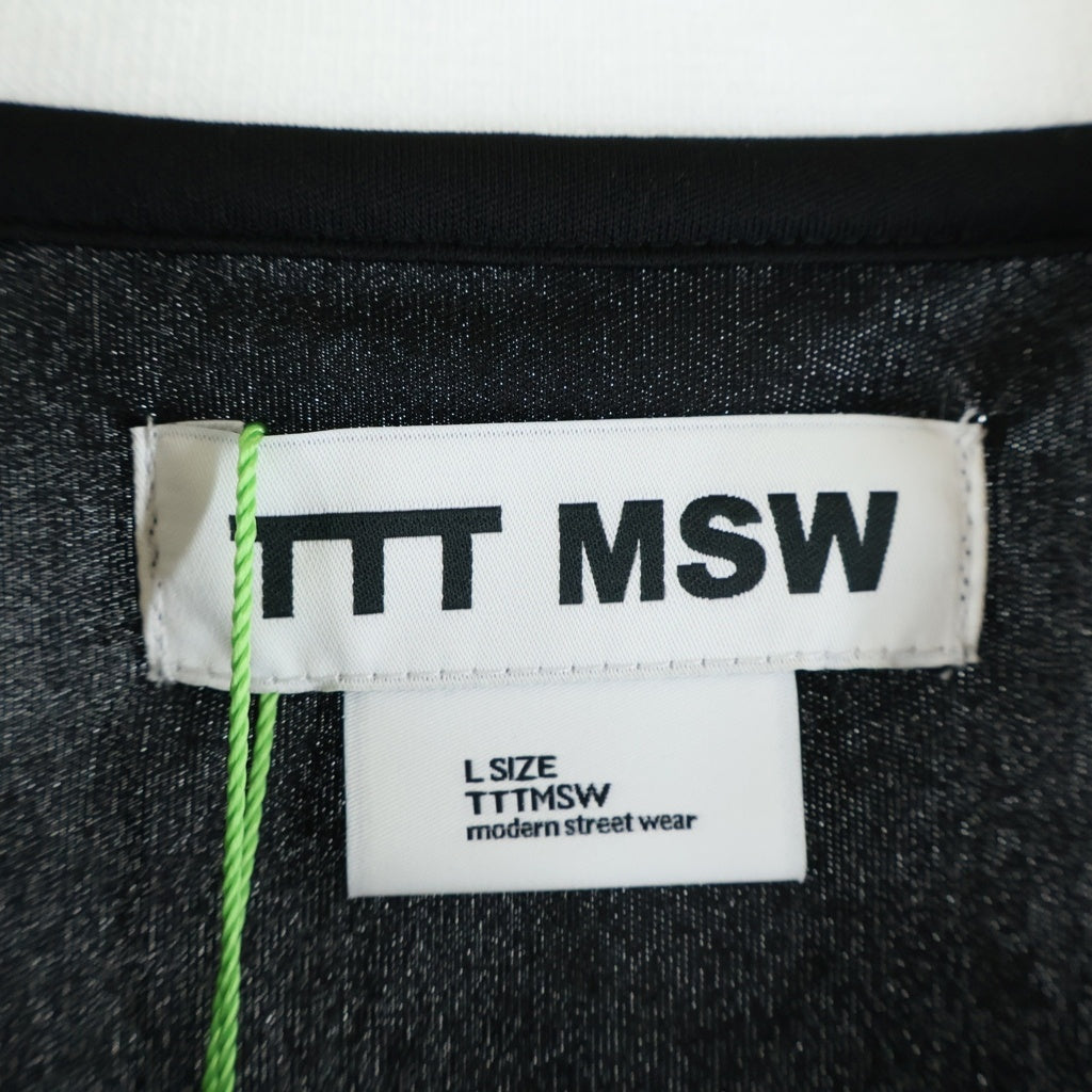 TTT_MSW(ティーモダンストリートウェア) Game Shirt ゲームシャツ 半袖Tシャツ ブラック TTT-CT-006