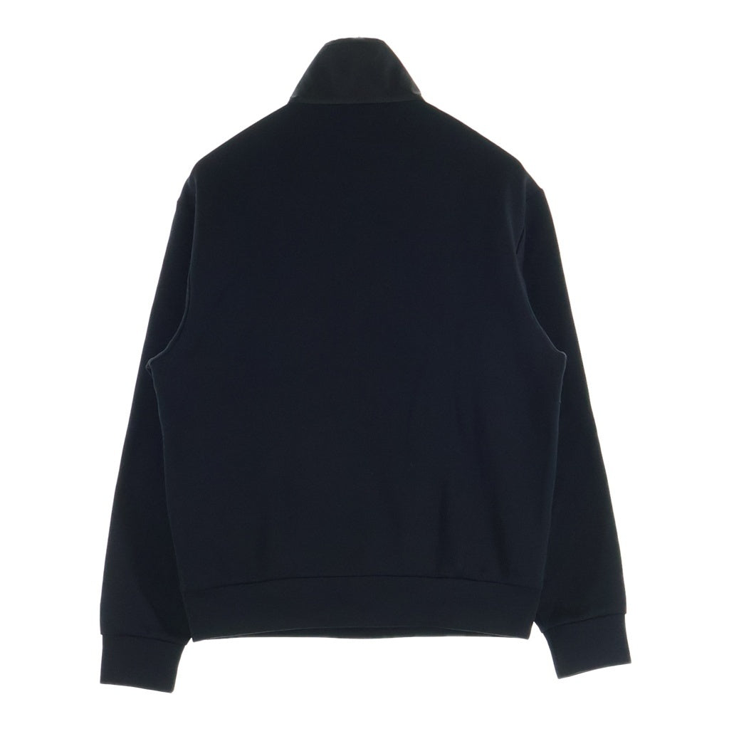 PRADA(プラダ) Re-Nylon Sweatshirt リナイロン トライアングルロゴ ハーフジップスウェットトレーナー ブラック UJL20D