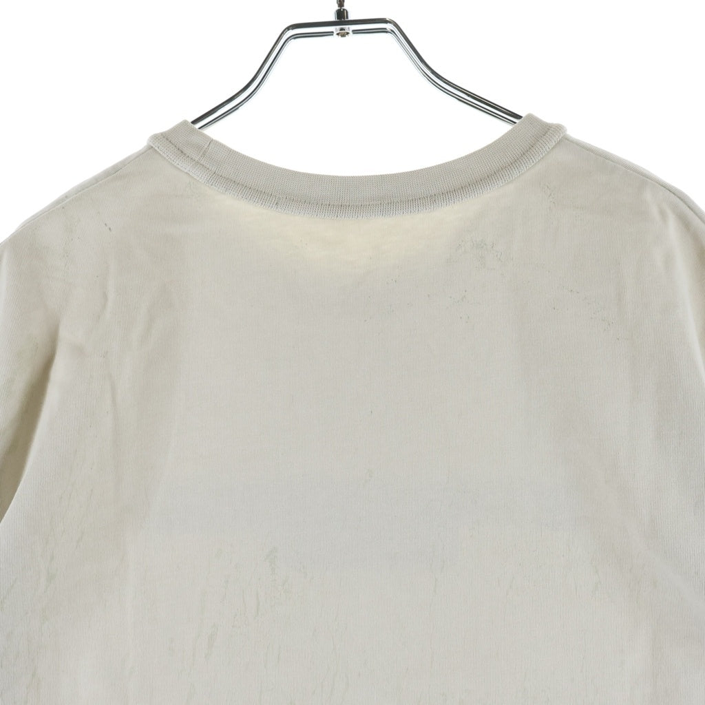 ALEXANDER WANG(アレキサンダーワン) Emboss T-Shirt エンボスロゴ 半袖Tシャツ ベージュ
