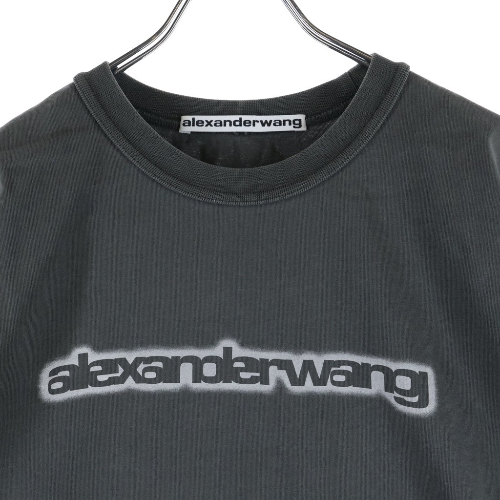ALEXANDER WANG(アレキサンダーワン) T-Shirt ロゴプリント 半袖Tシャツ グレー