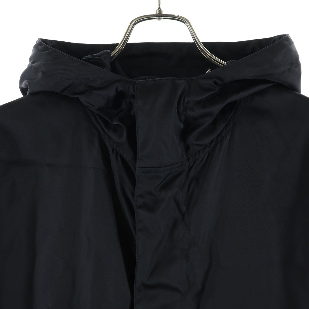 DIOR(ディオール) バックロゴエンブロイダリー ジップアップ フーデッド ナイロン モッズコート ブラック 033C313B4732