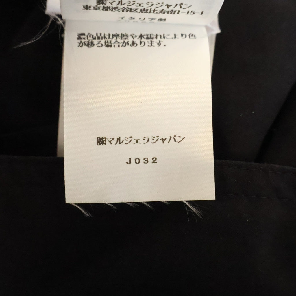 Maison Margiela(メゾンマルジェラ) 26SS TRENCH COAT ピーチドコットントレンチコート ジャケット ブラック S51AH0184