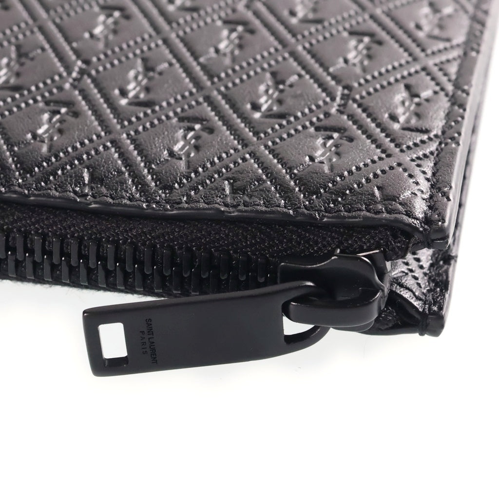 SAINT LAURENT PARIS(サンローランパリ) Le Monogram Leather Clutch