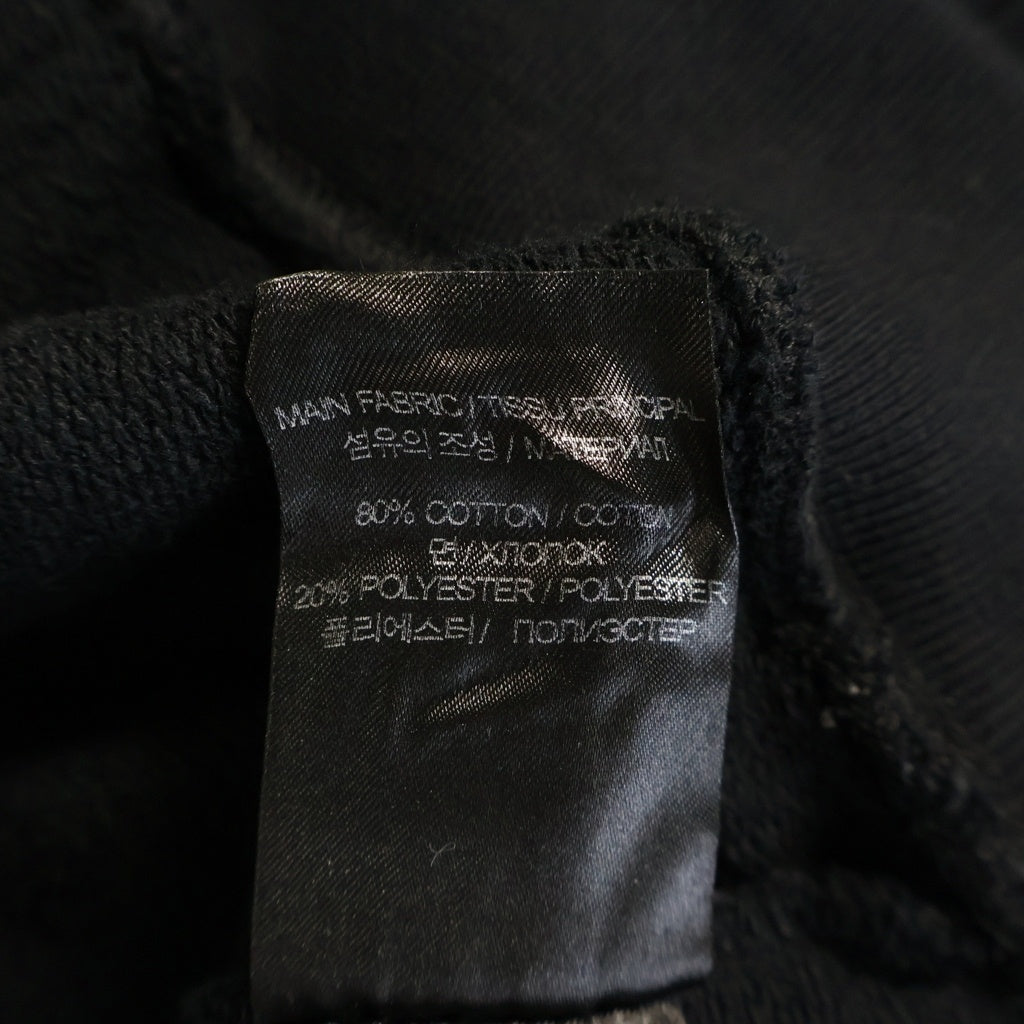 VETEMENTS(ヴェトモン) CRYSTAL PARIS HOODIE UA65HD590B クリスタルパリフーディー ラインストーン スウェット パーカー ブラック