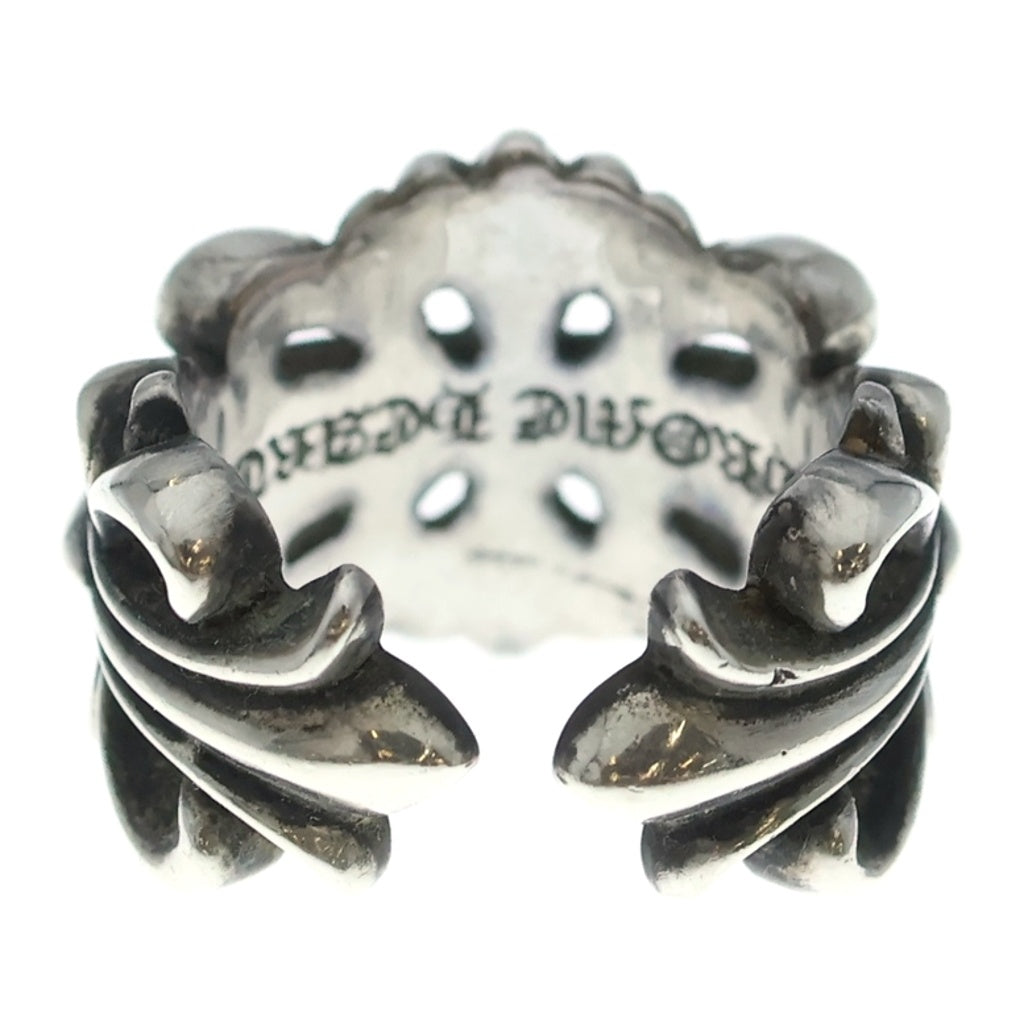 CHROME HEARTS(クロムハーツ) DBL FLRL CRS ダブルフローラルクロス リング シルバー BCA390