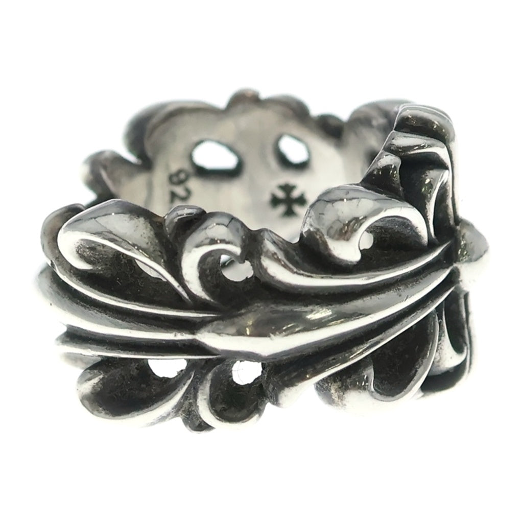 CHROME HEARTS(クロムハーツ) DBL FLRL CRS ダブルフローラルクロス リング シルバー BCA390