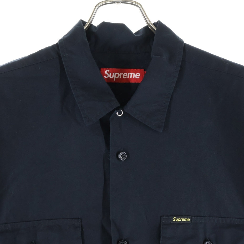 SUPREME(シュプリーム) 26SS ×Ghostface Work Shirts Black ゴーストフェイス 半袖ワークシャツ マルチポケット ブラック