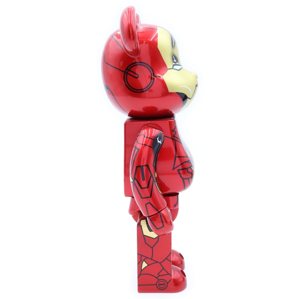 MEDICOM TOY(メディコムトイ) BE@RBRICK IRON MAN MARK VII 400% ベアブリック アイアンマン ダメージ フィギュア レッド