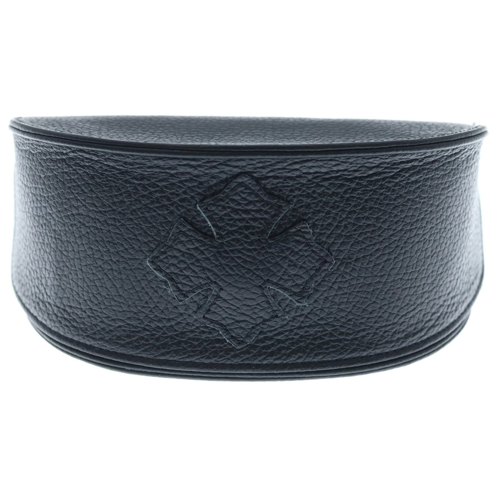 CHROME HEARTS(クロムハーツ) CH PLUS PATCH LEATHER EYEWEAR CASE CHプラス パッチ レザー アイウェアケース ブラック