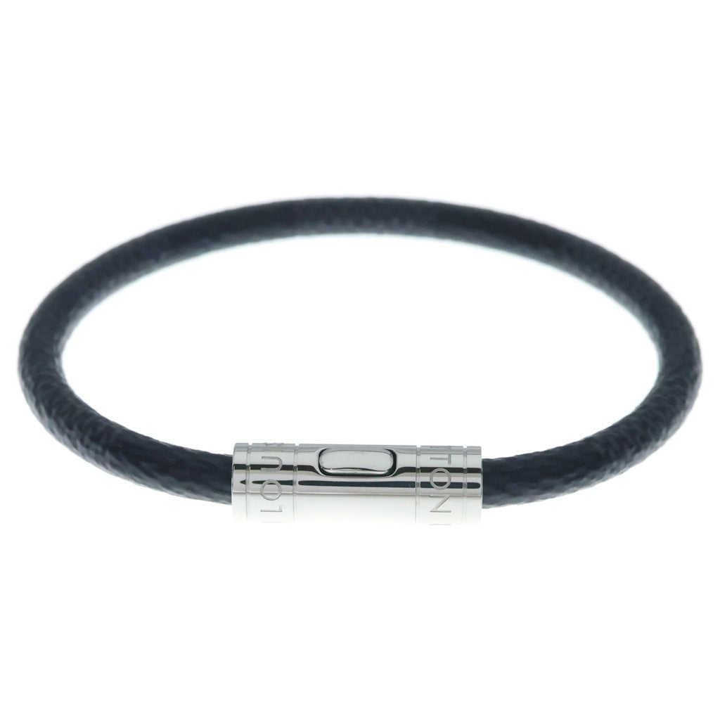LOUIS VUITTON(ルイヴィトン) ダミエ ブラスレキープイット ブラック/シルバー ブレスレット M6140E レディース