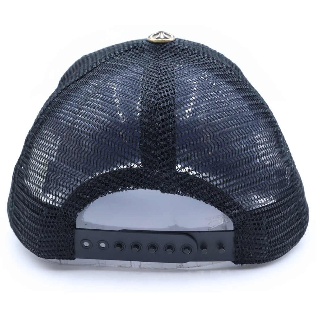 CHROME HEARTS(クロムハーツ) TRUCKER CAP CHロゴ メッシュ 5パネル トラッカーキャップ 帽子 ブラック