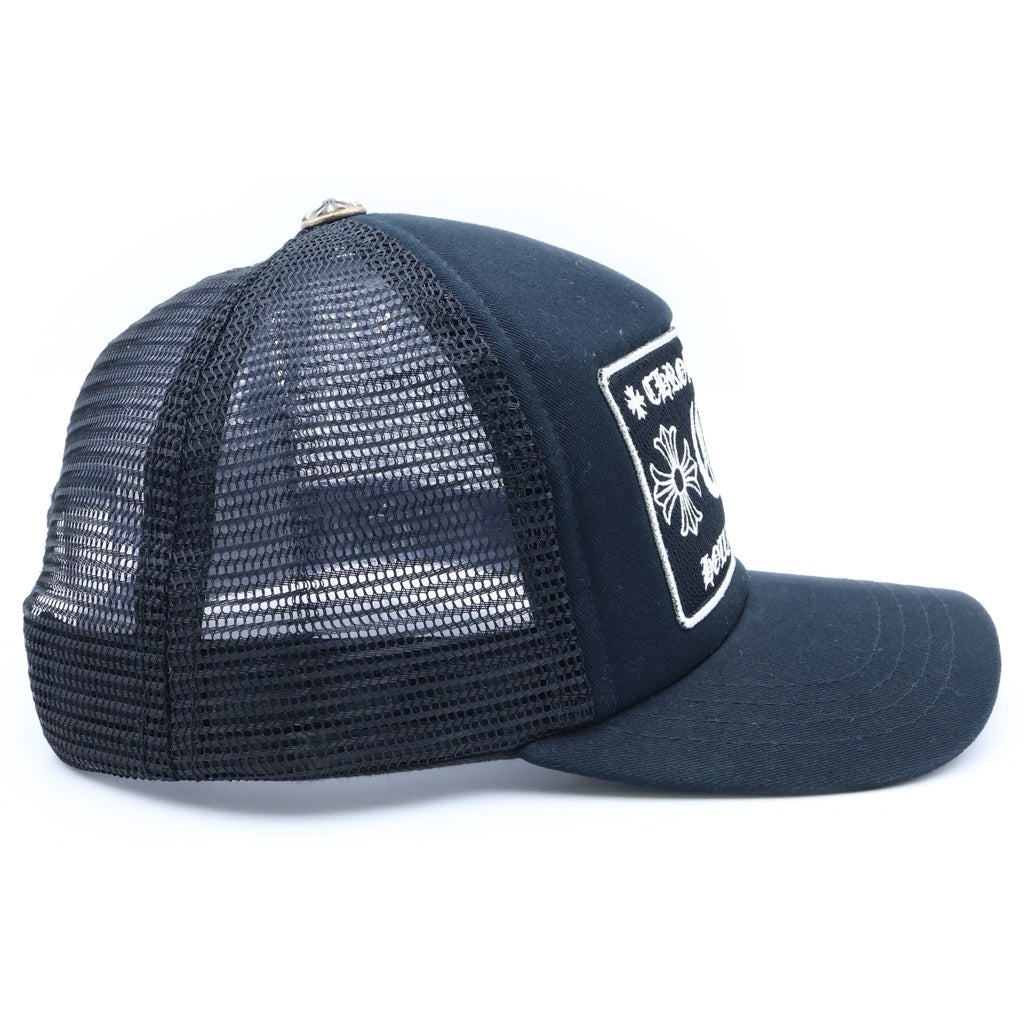 CHROME HEARTS(クロムハーツ) TRUCKER CAP CHロゴ メッシュ 5パネル トラッカーキャップ 帽子 ブラック