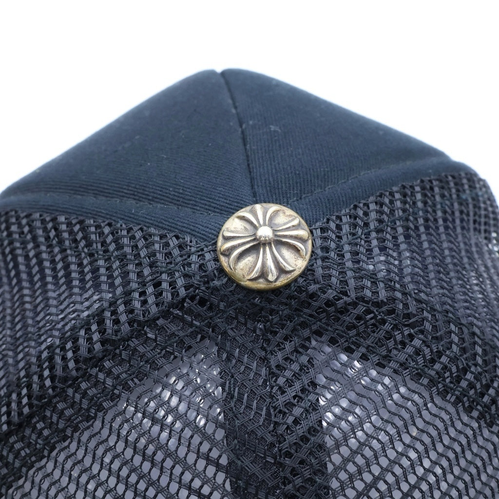 CHROME HEARTS(クロムハーツ) TRUCKER CAP CHロゴ メッシュ 5パネル トラッカーキャップ 帽子 ブラック