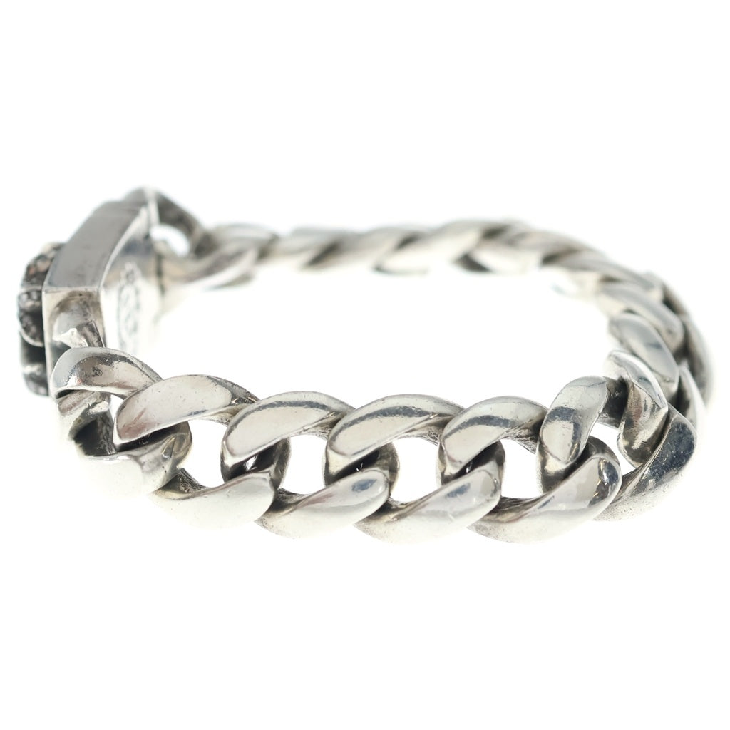 CHROME HEARTS(クロムハーツ) BOX CLSC P/DIA SML CHX スモールBOX ID PAVEダイヤ シルバーブレスレット