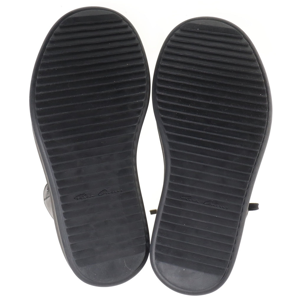 Rick Owens(リックオウエンス) MEGA BUMPER SNEAKS メガバンパー レザーハイカットシューズ ブラック RP02E4859-LCO