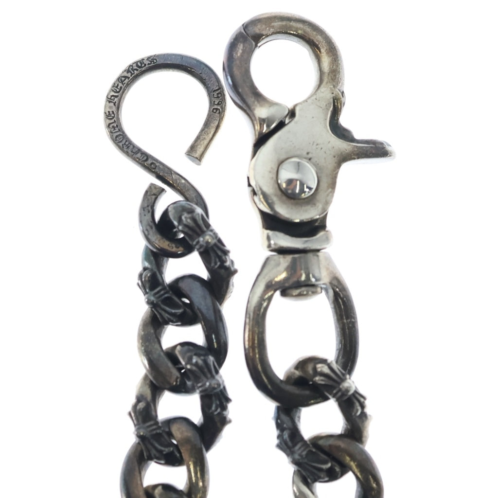 CHROME HEARTS(クロムハーツ) FANCY LONG-S/1クリップロングファンシー ウォレットチェーン シルバー BCA074