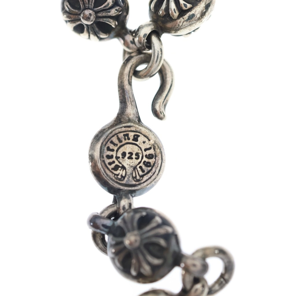 CHROME HEARTS(クロムハーツ) NO2 BALL #2クロスボールブレスレット シルバー BCA176