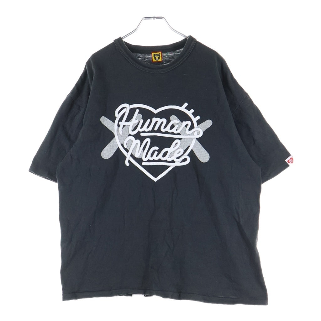 HUMAN MADE(ヒューマンメイド) ×KAWS MADE GRAPHIC TEE カウズ メイド グラフィック Tシャツ 半袖Tシャツ カットソー クルーネック ブラック