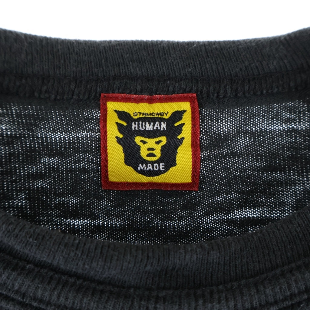 HUMAN MADE(ヒューマンメイド) ×KAWS MADE GRAPHIC TEE カウズ メイド グラフィック Tシャツ 半袖Tシャツ カットソー クルーネック ブラック