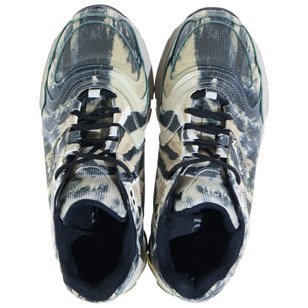 Dior HOMME(ディオールオム) ×SHAWN STUSSY CD1 ショーン ステューシー カモ柄 レースアップ ローカットスニーカー マルチ 3SN260ZBK