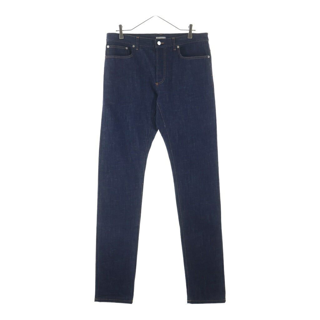 DIOR(ディオール) Raw Cotton Denim Long Slim-Fit Oblique Jeans オブリーク デニムパンツ インディゴ 193DS00C226X