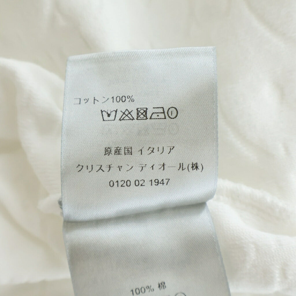 DIOR(ディオール) Oblique Terry Cotton T-Shirt オブリーク テリーコットン 半袖Tシャツ ホワイト 113J692A0614