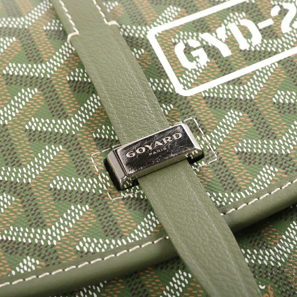 GOYARD(ゴヤール) 25SS Belvedere PM GYD-233 ベルヴェデーレ PVCレザー ショルダーバッグ カーキ