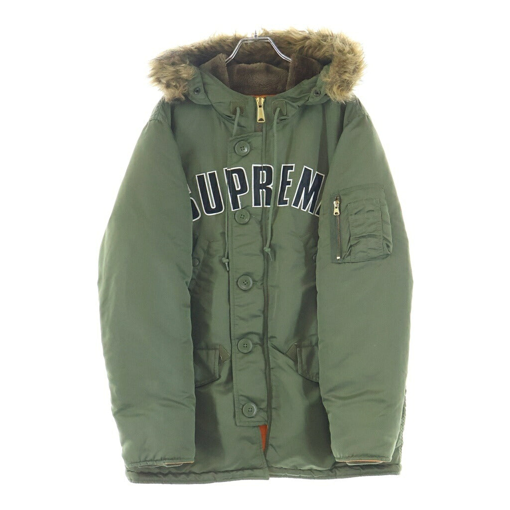 SUPREME(シュプリーム) 16AWArc Logo N-3B Parka アーチロゴ ミリタリージャケット カーキ