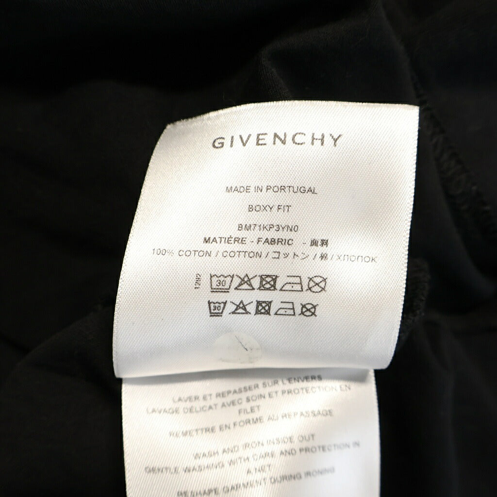 GIVENCHY(ジバンシィ) Tarot Print Boxy Fit Long Sleeve T-Shirt タロットプリント 長袖Tシャツ ロンT ブラック BM71KP3YN0