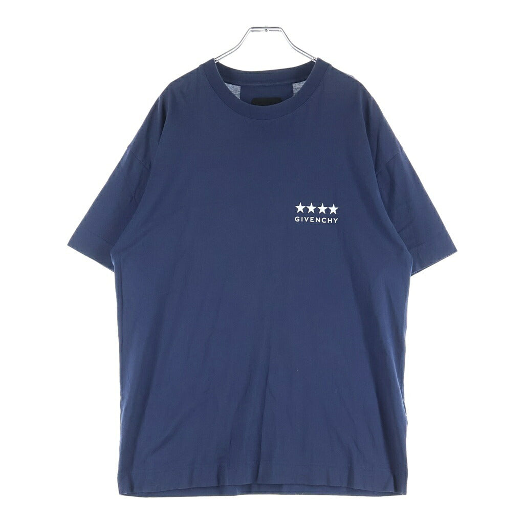GIVENCHY(ジバンシィ) Star T-Shirt スタープリント 半袖Tシャツ ネイビー BM71JA3YJ5