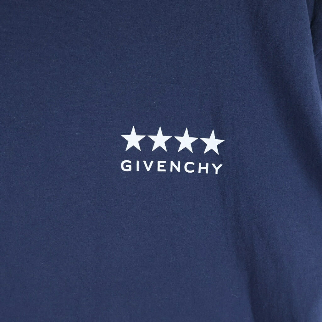 GIVENCHY(ジバンシィ) Star T-Shirt スタープリント 半袖Tシャツ ネイビー BM71JA3YJ5