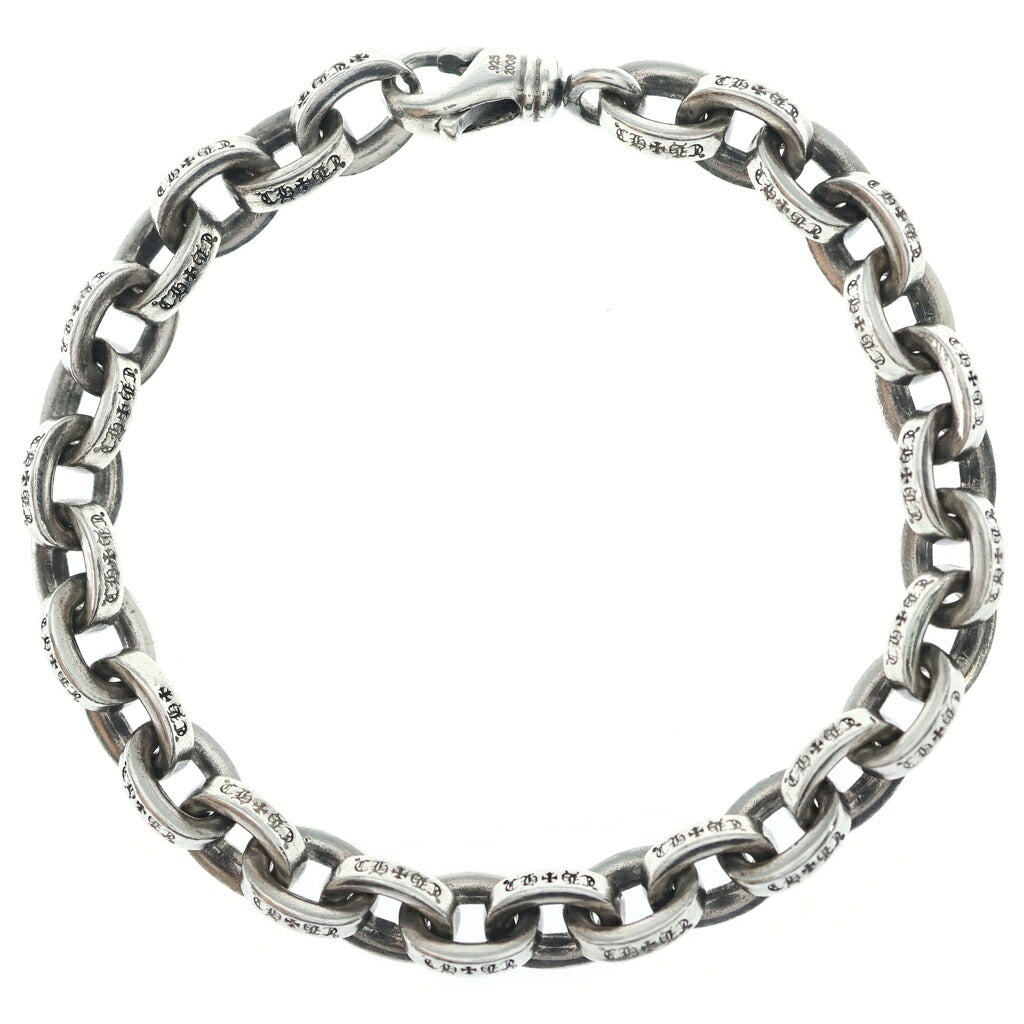 CHROME HEARTS(クロムハーツ) LARGE PAPER CHN ラージペーパーチェーン ブレスレット シルバー 7inch BCA170