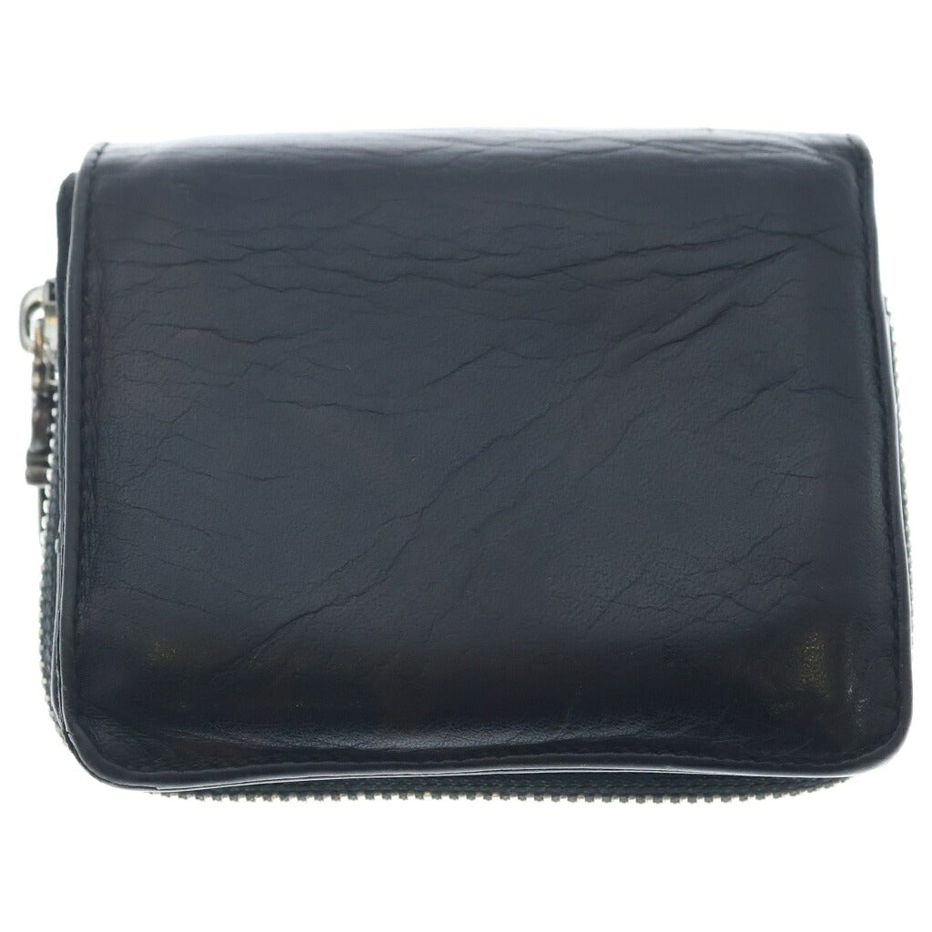 CHROME HEARTS(クロムハーツ) SQ ZIP BILL スクエア ジップ ウォレット レザーウォレット 二つ折り財布 カモフラ ブラウン