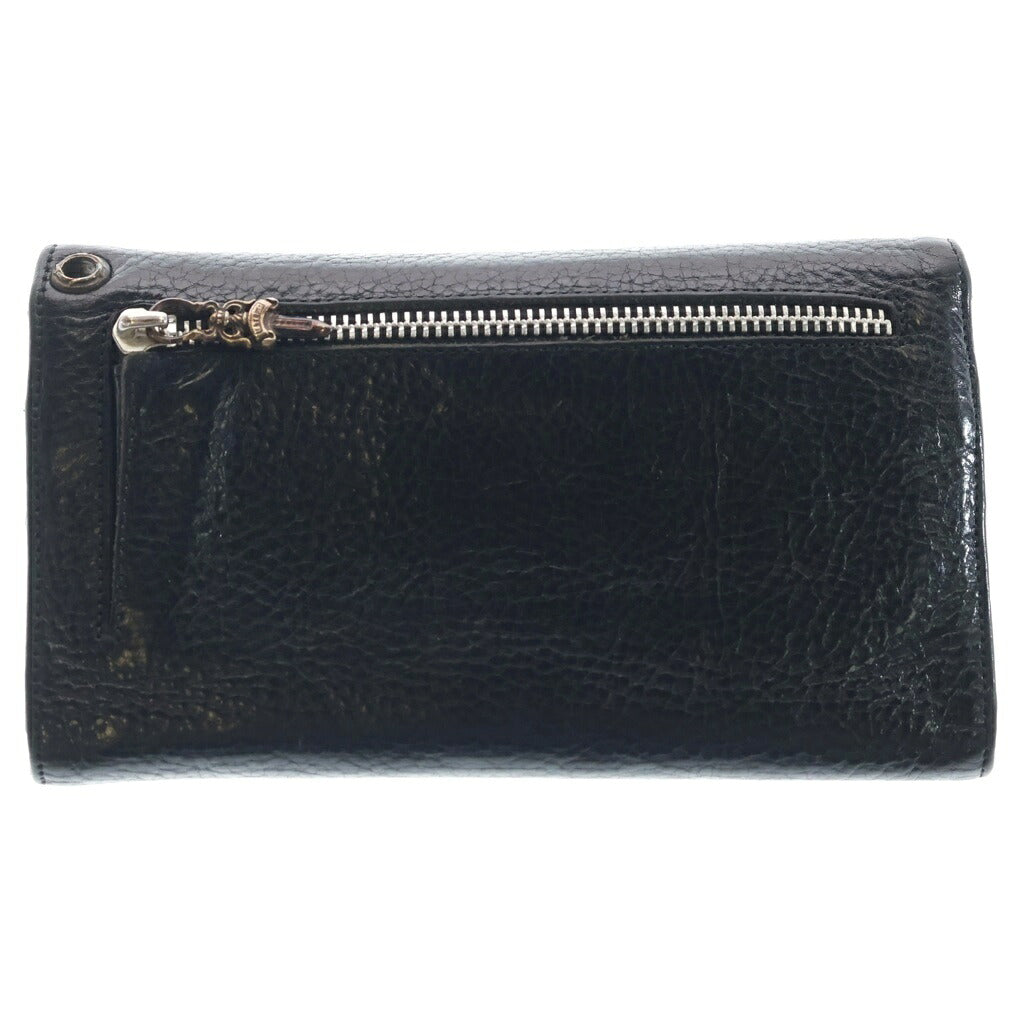 CHROME HEARTS(クロムハーツ) WAVE ウェーブ レザーウォレット 財布 ブラック