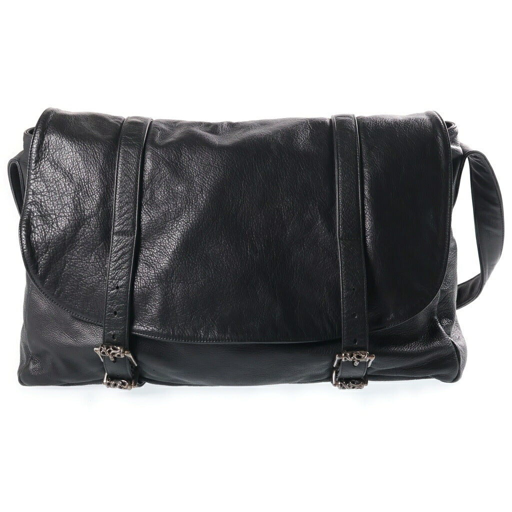 CHROME HEARTS(クロムハーツ) G BENSIMONE Gベンシモン ローラー レザーショルダーバッグ ブラック