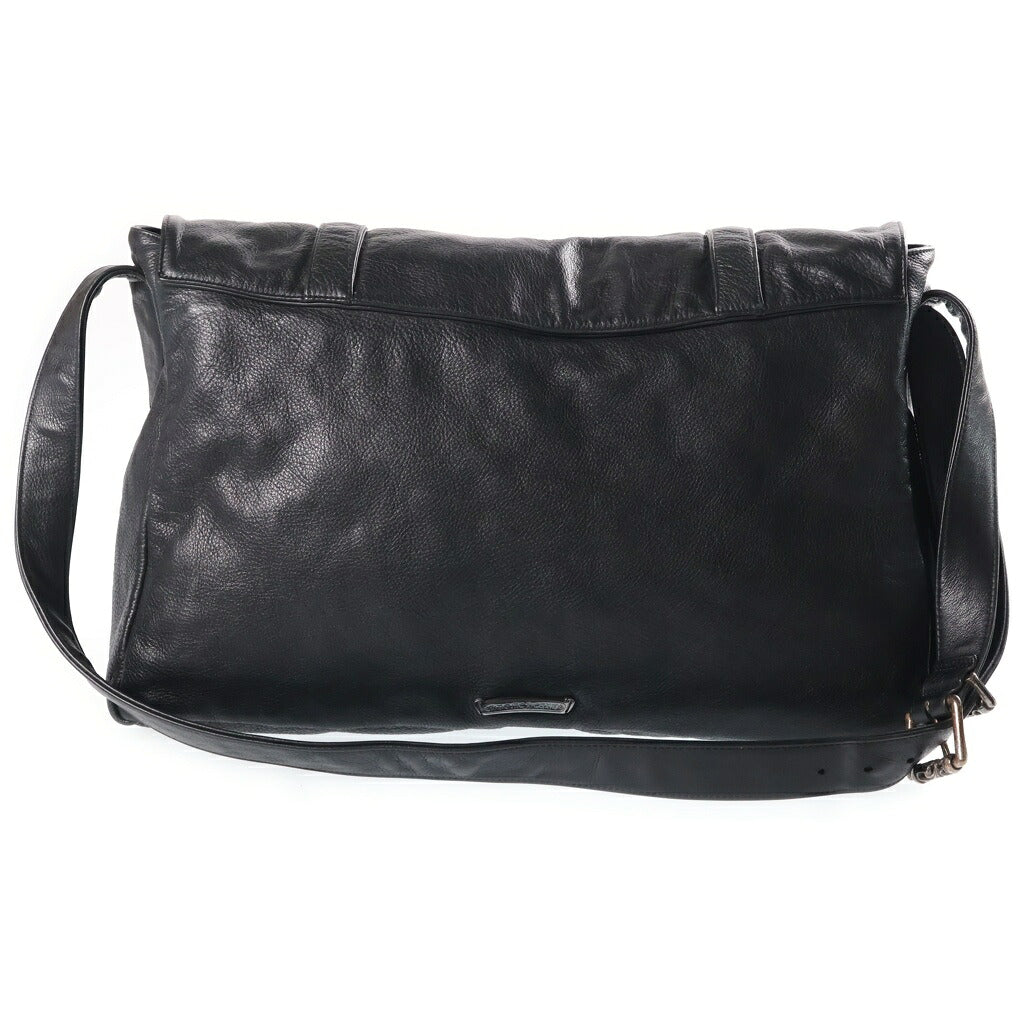 CHROME HEARTS(クロムハーツ) G BENSIMONE Gベンシモン ローラー レザーショルダーバッグ ブラック