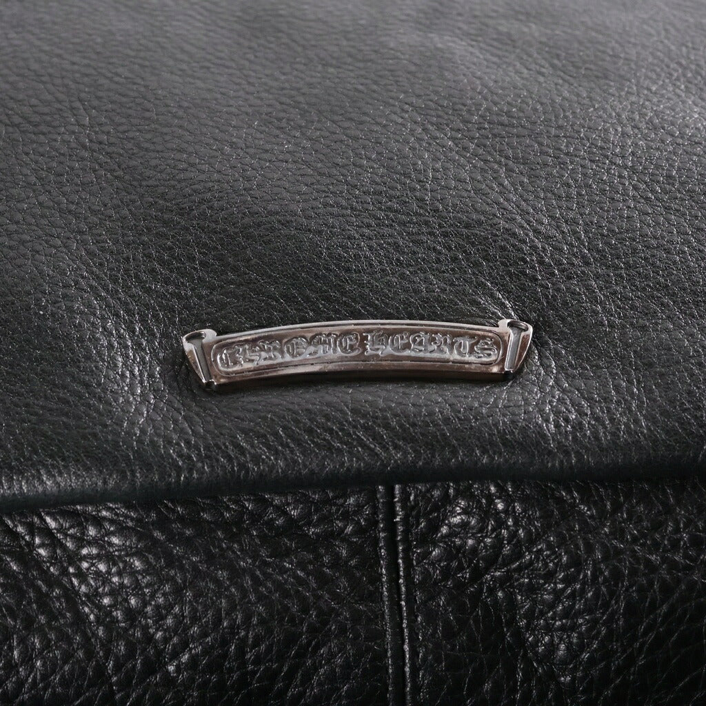 CHROME HEARTS(クロムハーツ) G BENSIMONE Gベンシモン ローラー レザーショルダーバッグ ブラック