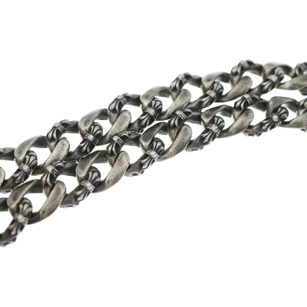 CHROME HEARTS(クロムハーツ) FANCY LONG-T/2クリップロングファンシー ウォレットチェーン シルバー BCA075