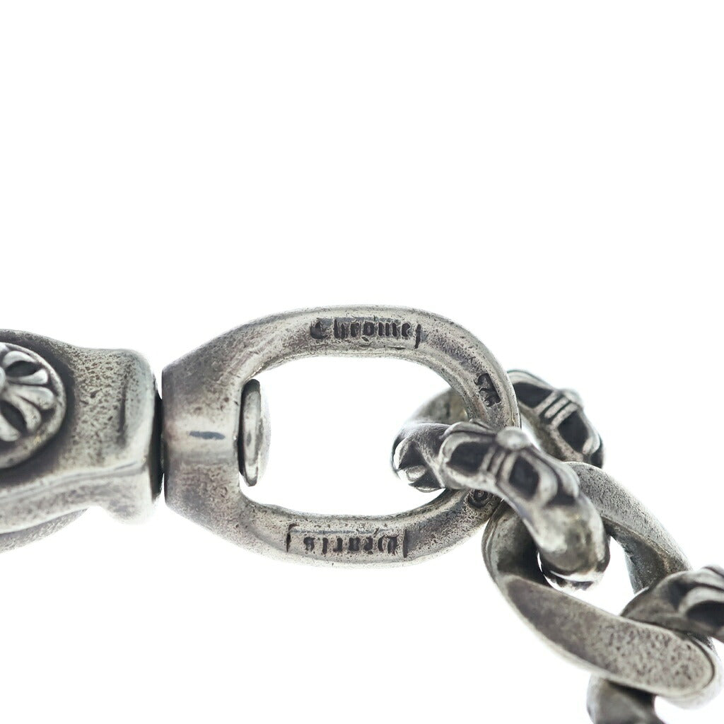 CHROME HEARTS(クロムハーツ) FANCY LONG-T/2クリップロングファンシー ウォレットチェーン シルバー BCA075