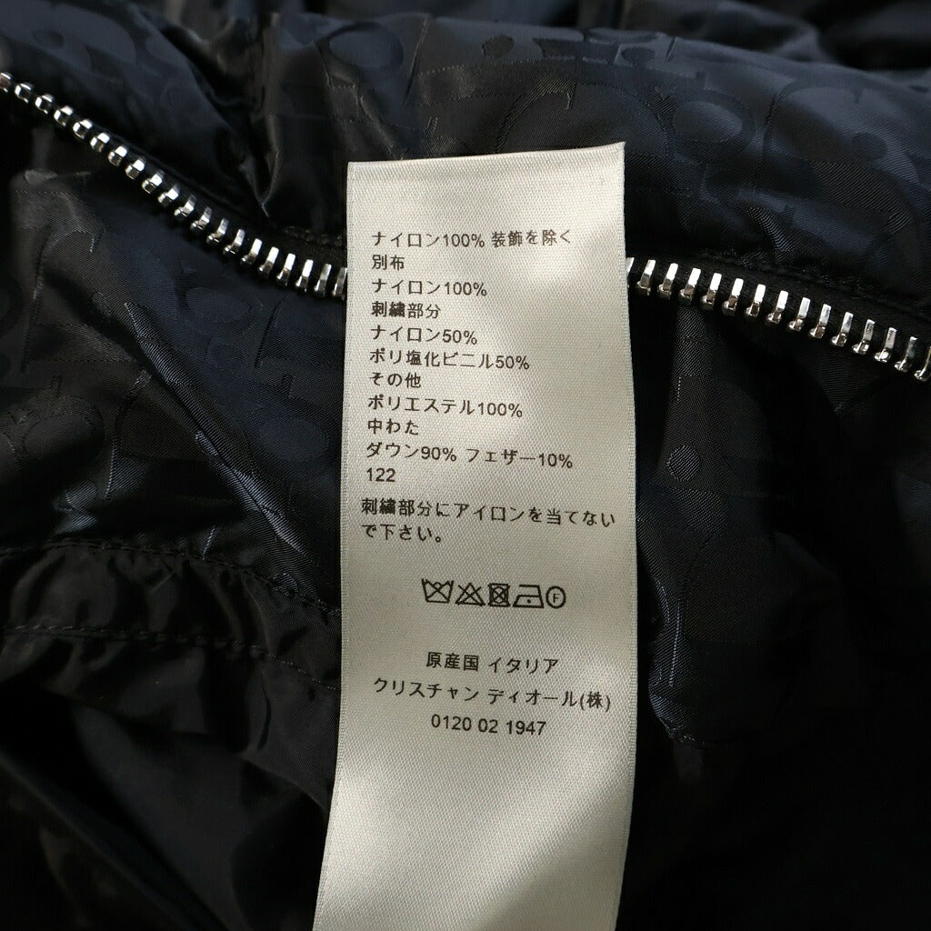 DIOR(ディオール) オブリーク 総柄ダウンジャケット ネイビー 943C449A4462