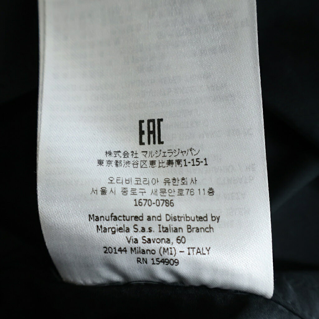 MM6 Maison Margiela(エムエムシックスメゾンマルジェラ) 22AW トランプモチーフ付シャツ 長袖シャツ ブラック S62DL0075-S52741