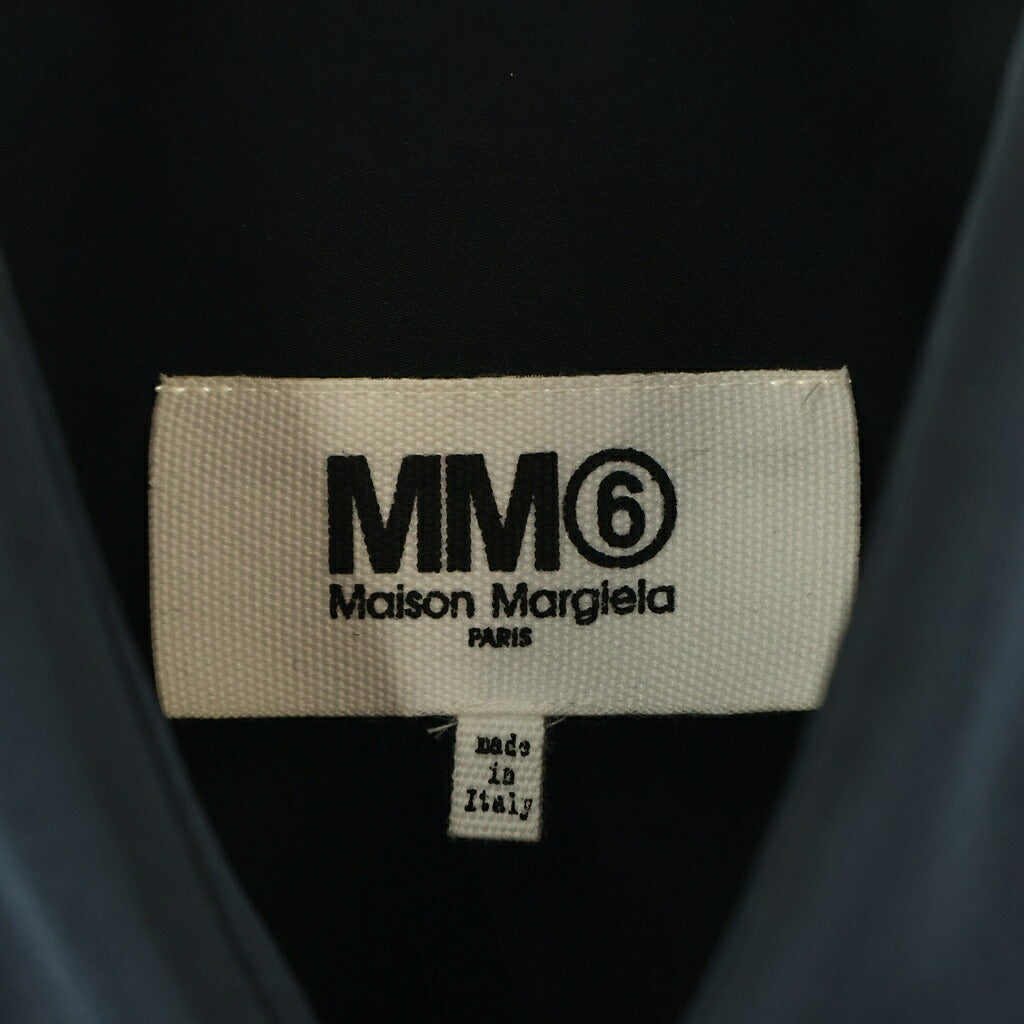 MM6 Maison Margiela(エムエムシックスメゾンマルジェラ) 22AW トランプモチーフ付シャツ 長袖シャツ ブラック S62DL0075-S52741