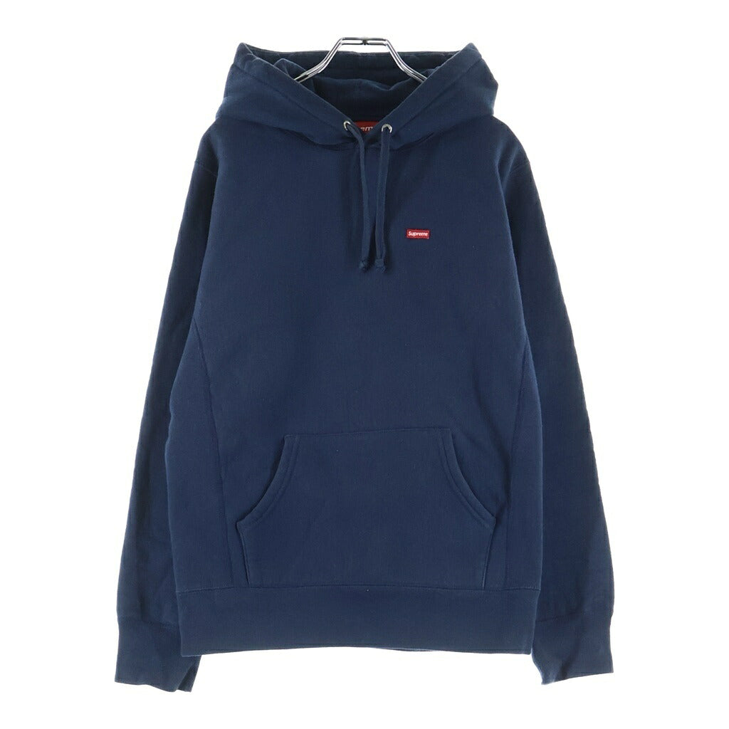 SUPREME(シュプリーム) 10AW Small Box Logo Hooded Sweatshirt スモールボックスロゴ プルオーバースウェットパーカー フーディー ネイビー