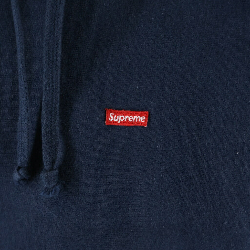 SUPREME(シュプリーム) 10AW Small Box Logo Hooded Sweatshirt スモールボックスロゴ プルオーバースウェットパーカー フーディー ネイビー