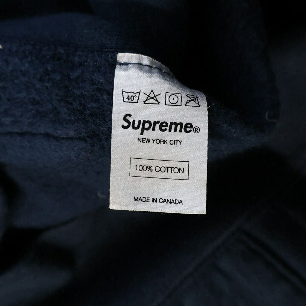 SUPREME(シュプリーム) 10AW Small Box Logo Hooded Sweatshirt スモールボックスロゴ プルオーバースウェットパーカー フーディー ネイビー