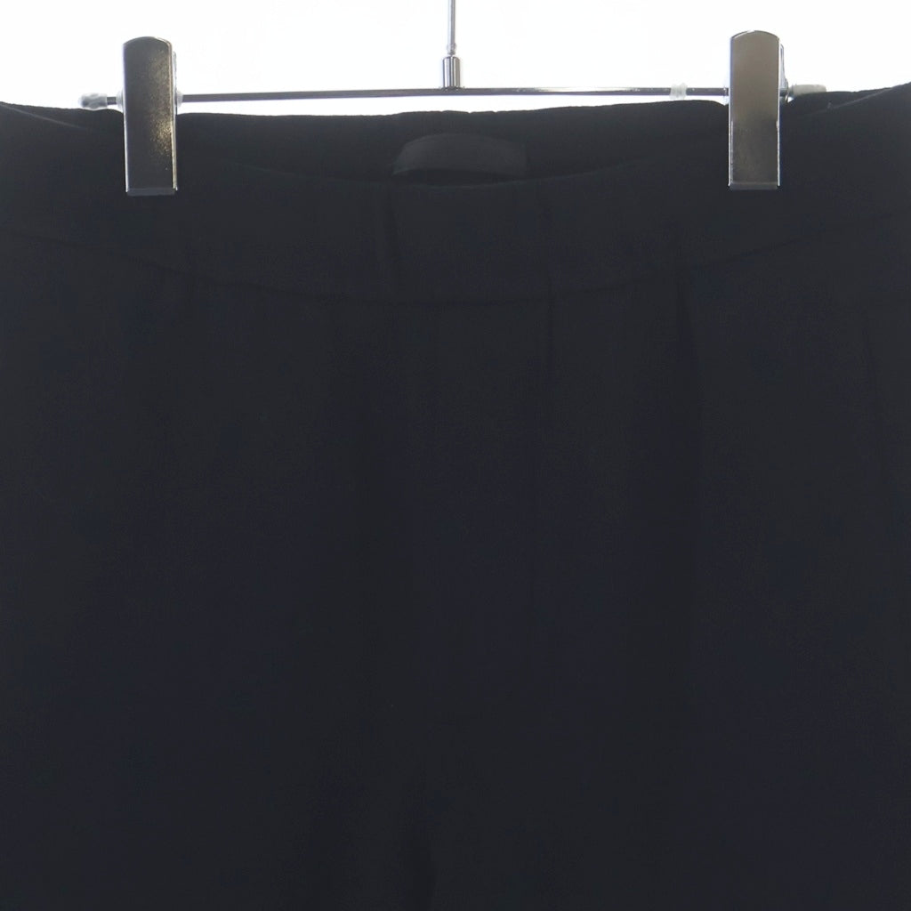 PRADA(プラダ) 22AW トライアングルロゴプレート サイドナイロン テクニカル コットンスウェット ロング パンツ ブラック UJP198