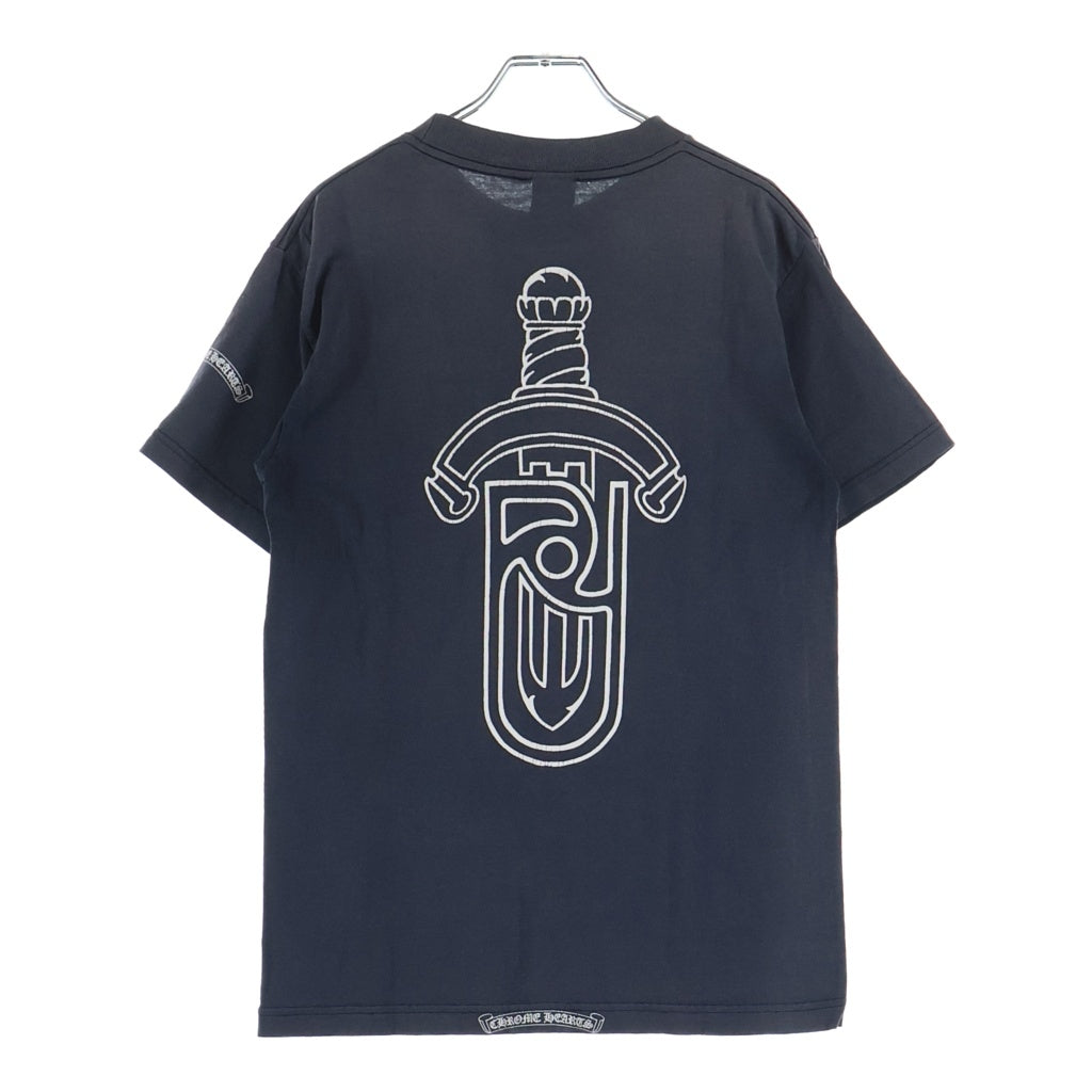 CHROME HEARTS(クロムハーツ) OLD ×UNITED ARROWS ユナイテッドアローズ ダガー クルーネック半袖Tシャツカットソー ブラック