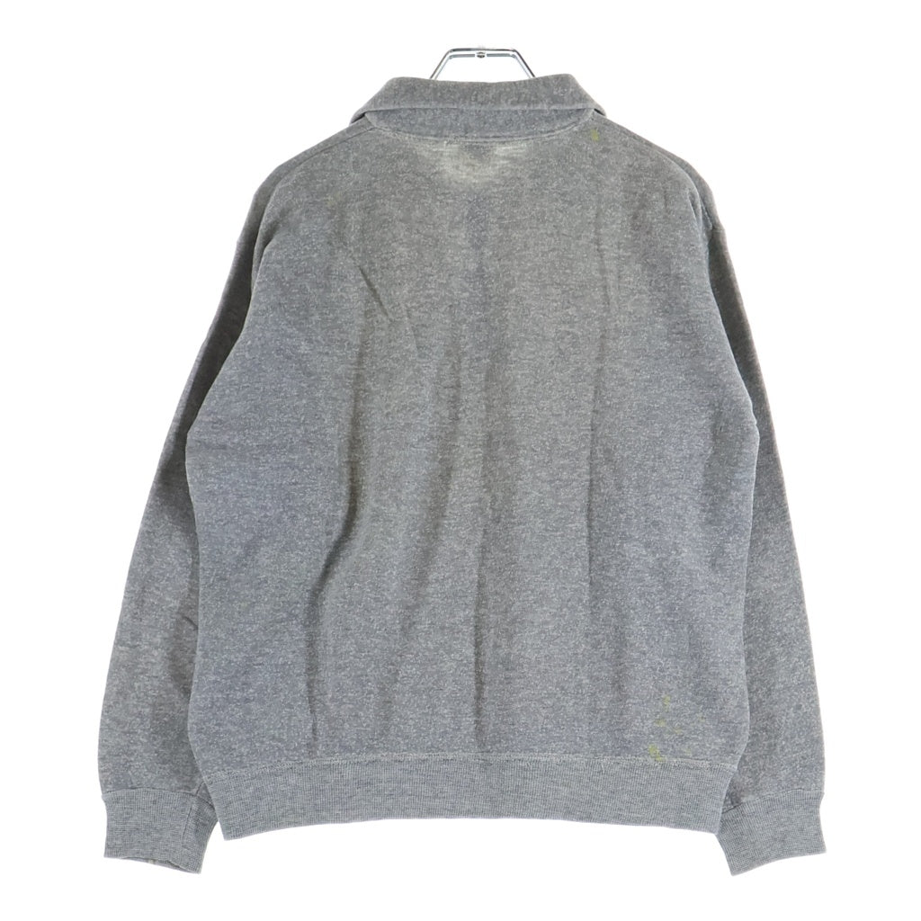 CHAMPION(チャンピオン) 70S VINTAGE ヴィンテージ バータグ初期 ハーフジップ プルオーバースウェット トレーナー グレー