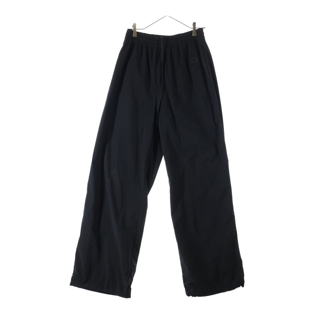 OFF-WHITE(オフホワイト) ロゴパッチ ワイドナイロンロングパンツ ブラック OMCA238F22FAB002